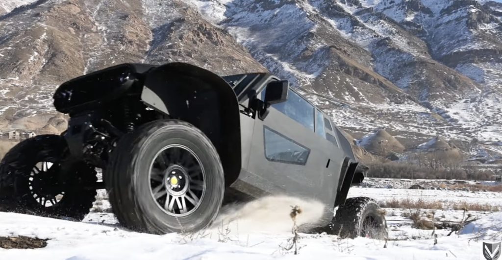 Vanderhall puso a prueba su todo terreno eléctrico a las bajas temperaturas del invierno